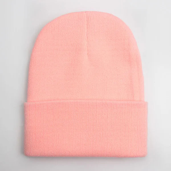 Solid Colour Unisex Winter Beanie