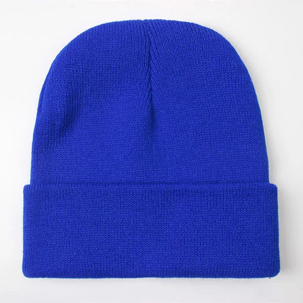 Solid Colour Unisex Winter Beanie
