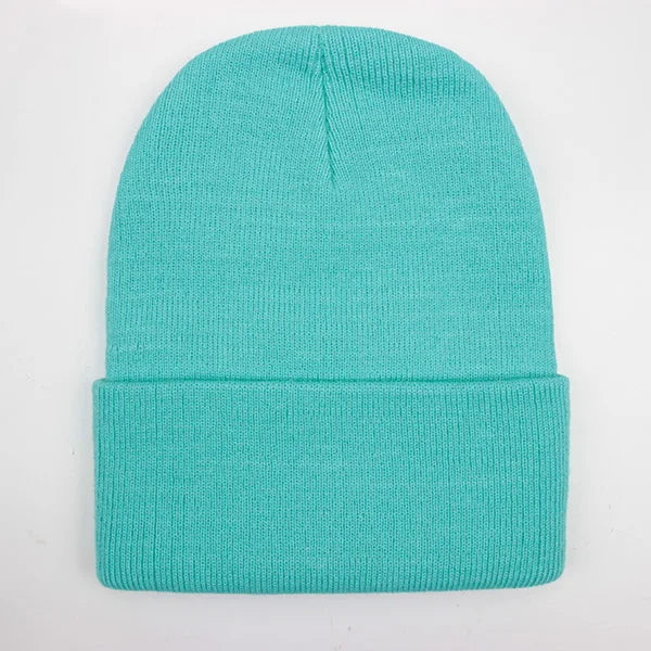 Solid Colour Unisex Winter Beanie