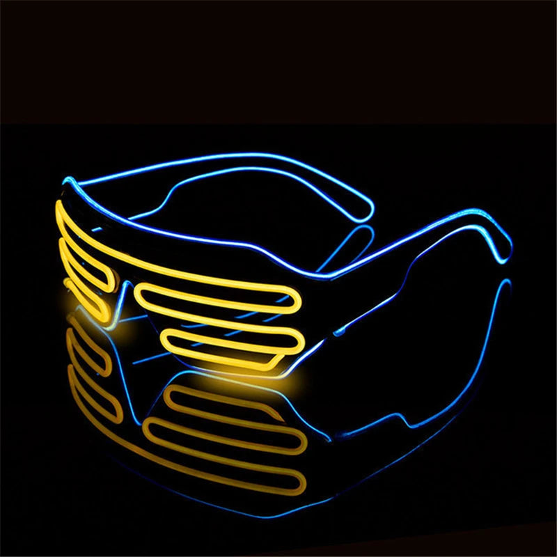 Cyber Neon LED Luminous Goggles