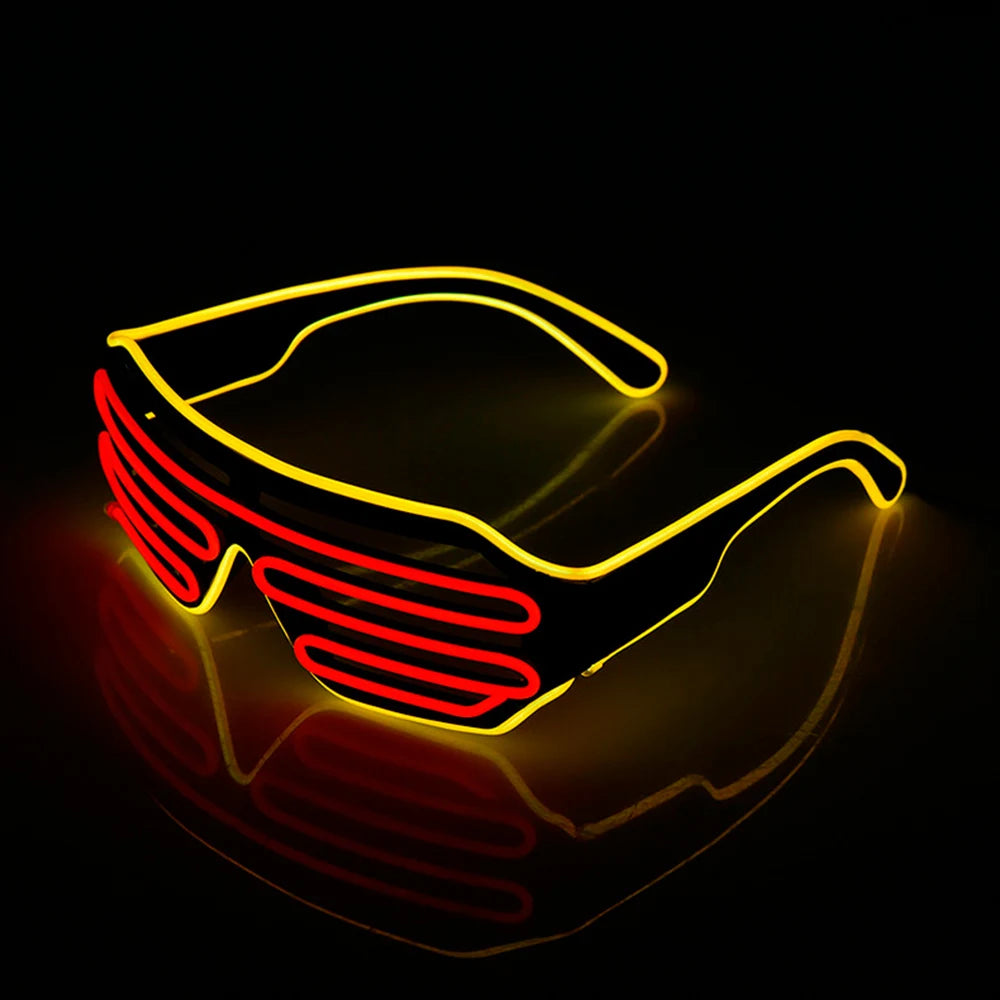 Cyber Neon LED Luminous Goggles