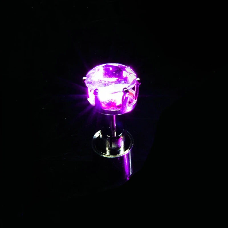 Luxeuria Luxe LED Glow Crystal Stud Earrings