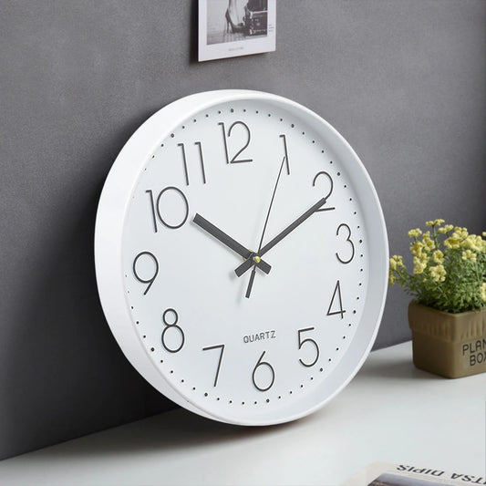 Non-Ticking Silent Wall Clock – 12 Inches