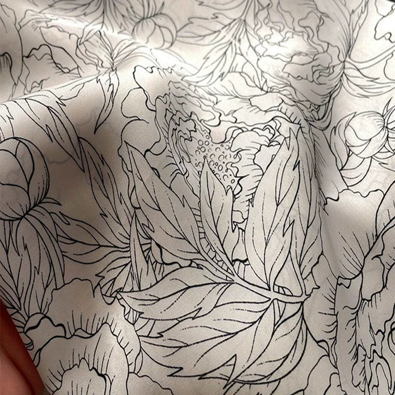 Luxury Floral Satin Square Bandana Collection
