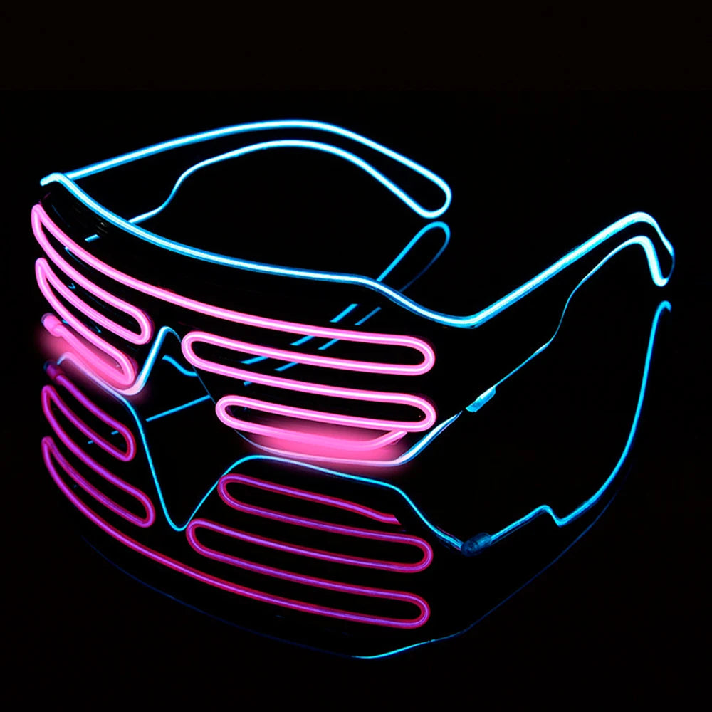 Cyber Neon LED Luminous Goggles