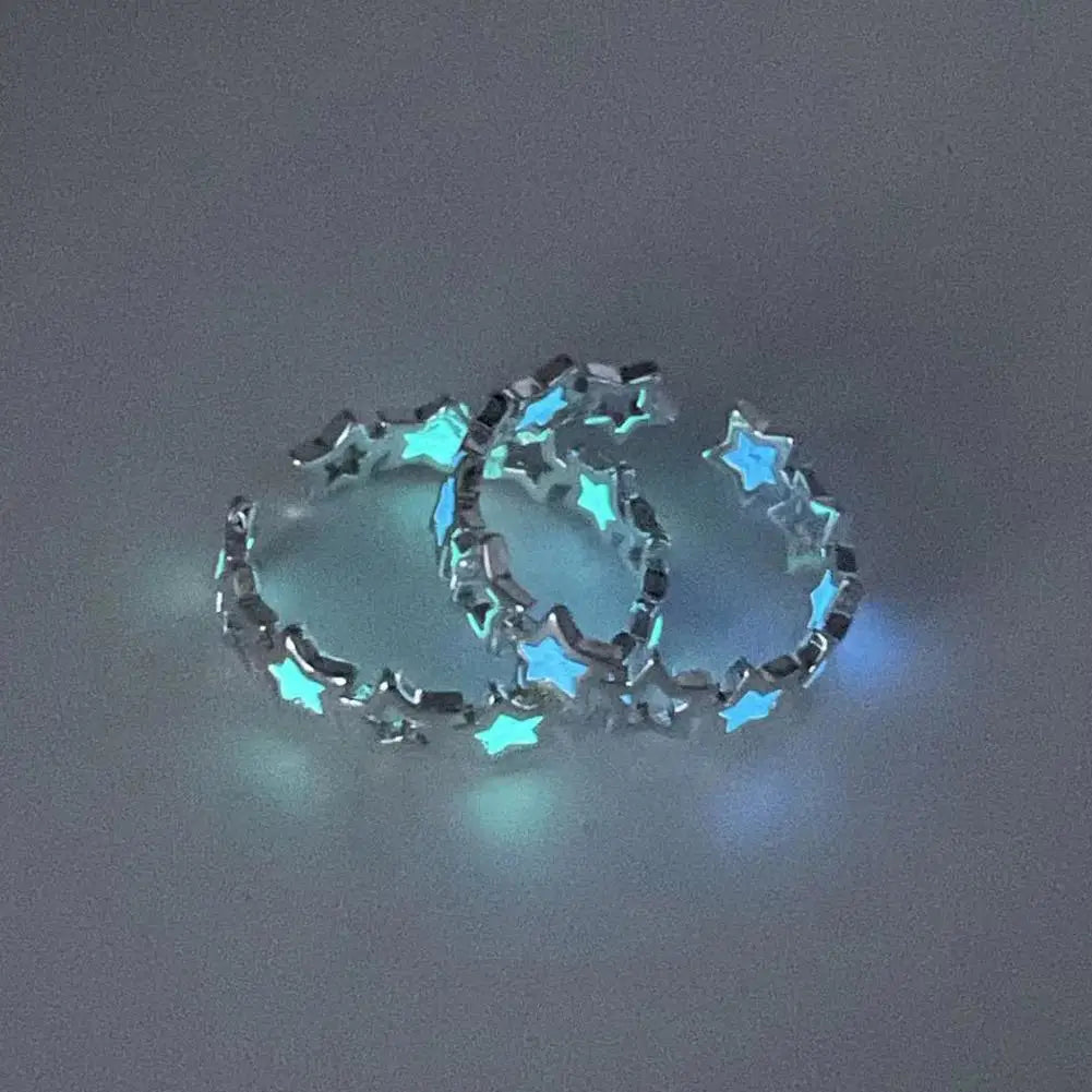 Luxeuria Luxe Glow-in-the-Dark Heart Ring – Adjustable
