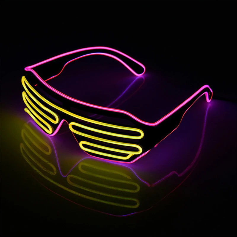 Cyber Neon LED Luminous Goggles