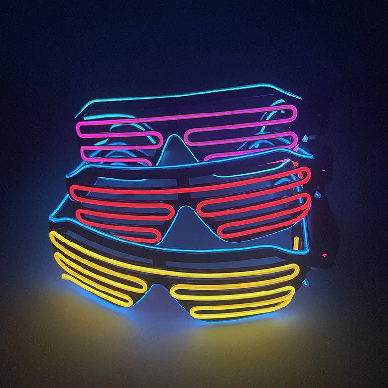 Cyber Neon LED Luminous Goggles