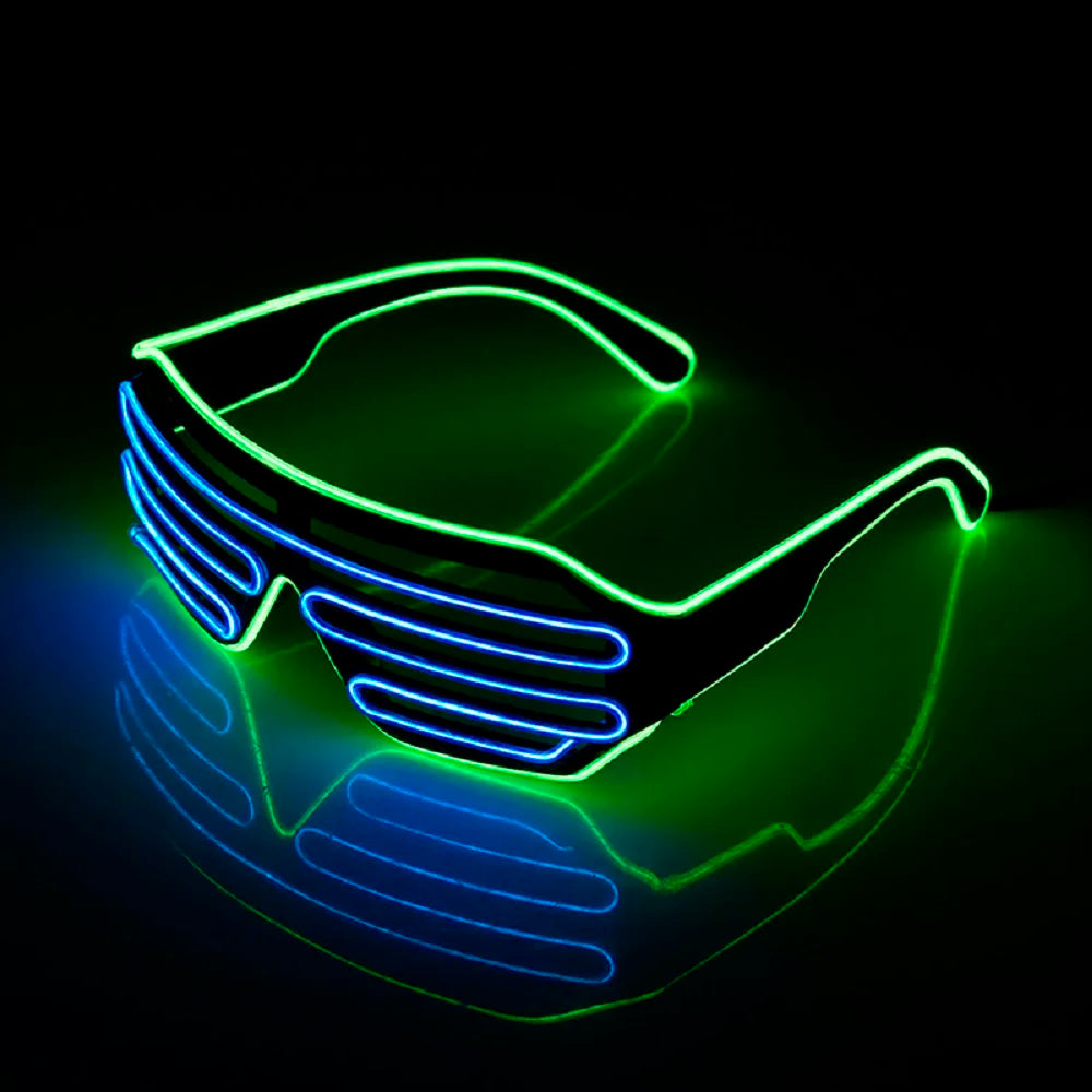 Cyber Neon LED Luminous Goggles