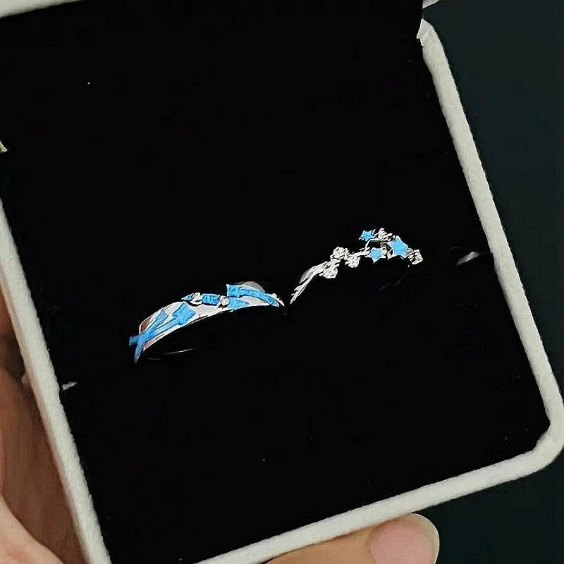 Luxeuria Luxe Luminous Star Couple Rings