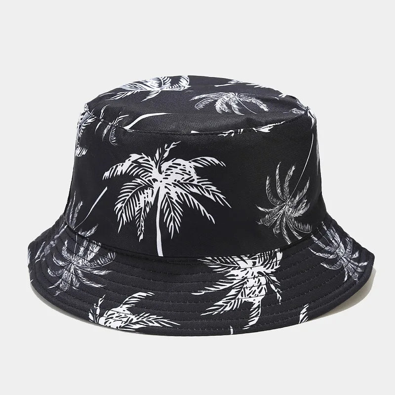 Coco Print Bucket Hat – Spring/Summer Unisex Leisure Cap
