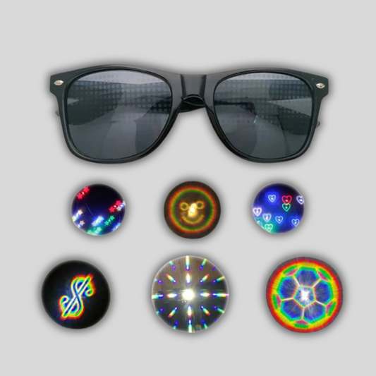 Festival Diffractive Optical Sunglasses – Special Effect Light Show Glasses