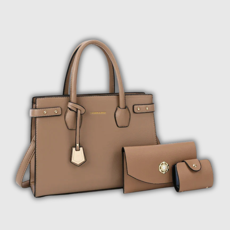 Luxeuria Luxe Nova Multifunctional Crossbody – High-Quality PU Leather Shoulder Bag Set