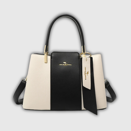 Luxeuria Luxe Vivienne Print Shoulder Bag – Soft Leather Designer Tote