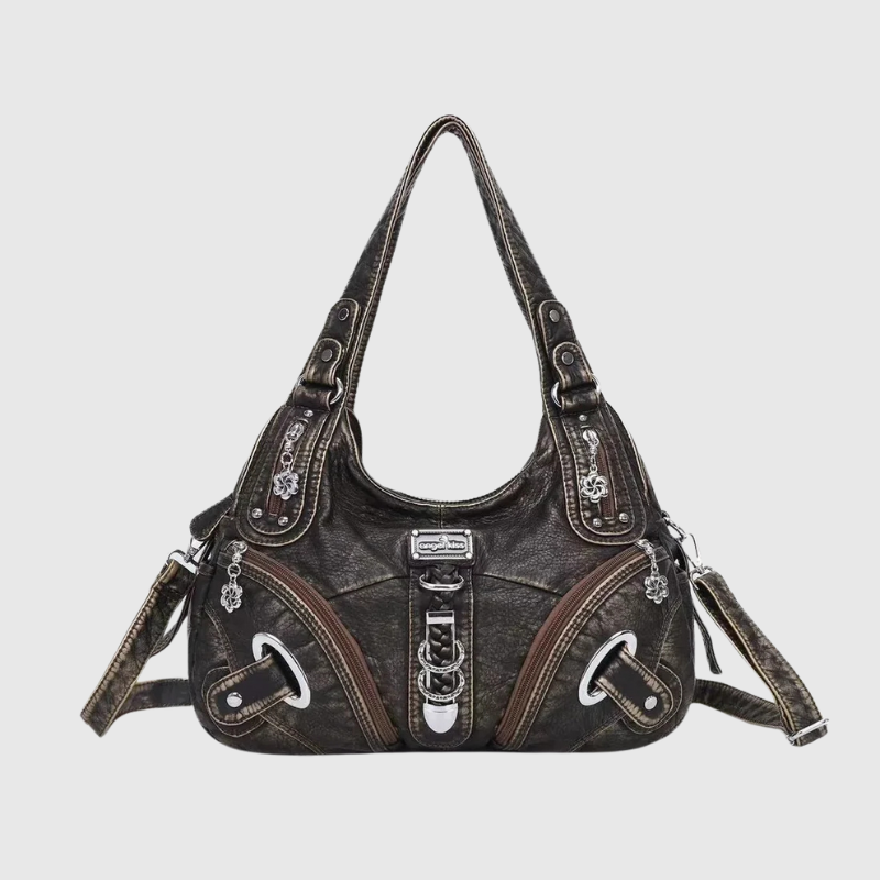 Luxeuria Luxe Multicolor Pattern Top-Handle Satchel & Shoulder Bag