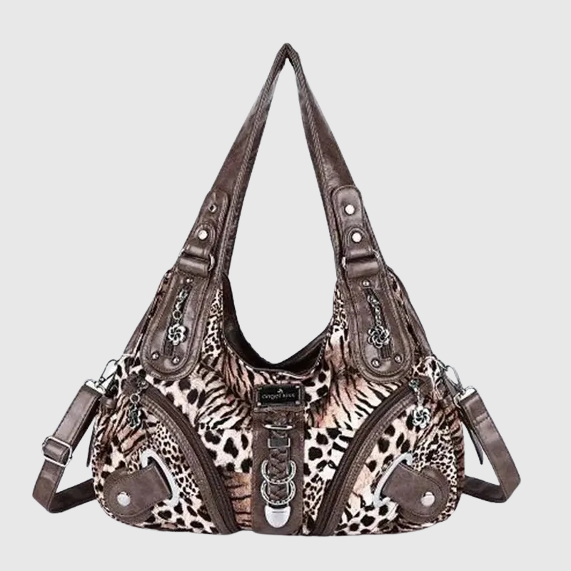 Luxeuria Luxe Multicolor Pattern Top-Handle Satchel & Shoulder Bag