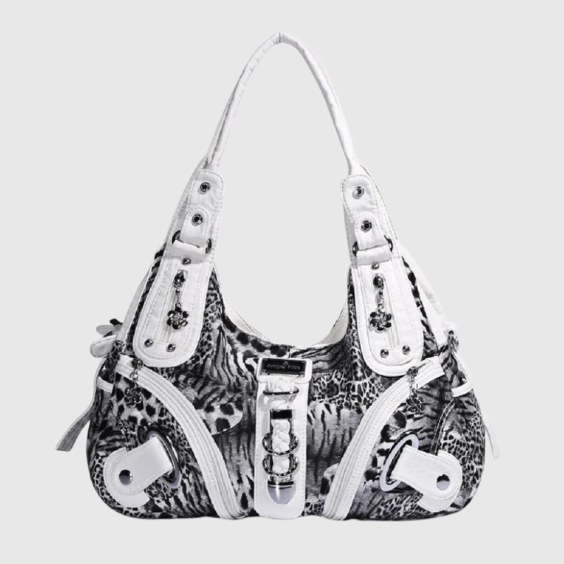 Luxeuria Luxe Multicolor Pattern Top-Handle Satchel & Shoulder Bag