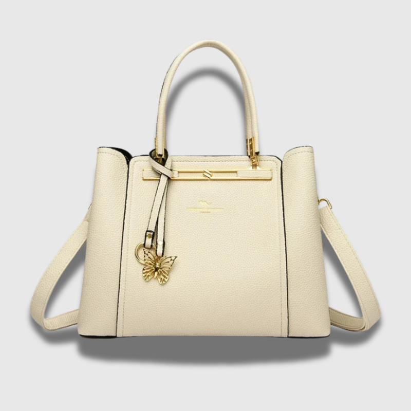 Luxeuria Luxe Audrey Leather Tote – Luxury Designer 3-Layered Shoulder Bag