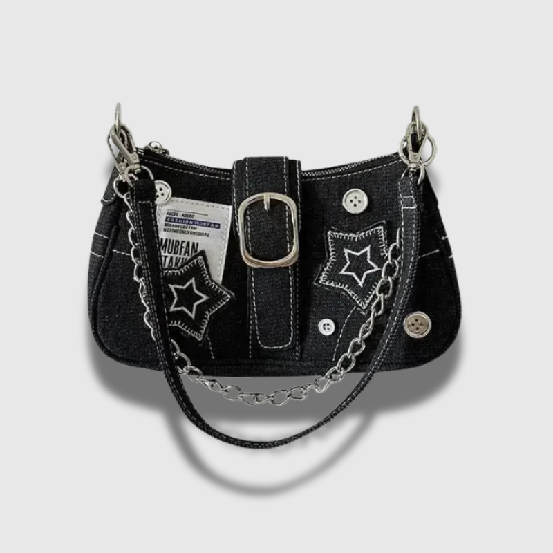 Luxeuria Luxe Patchwork Star Shoulder Handbag