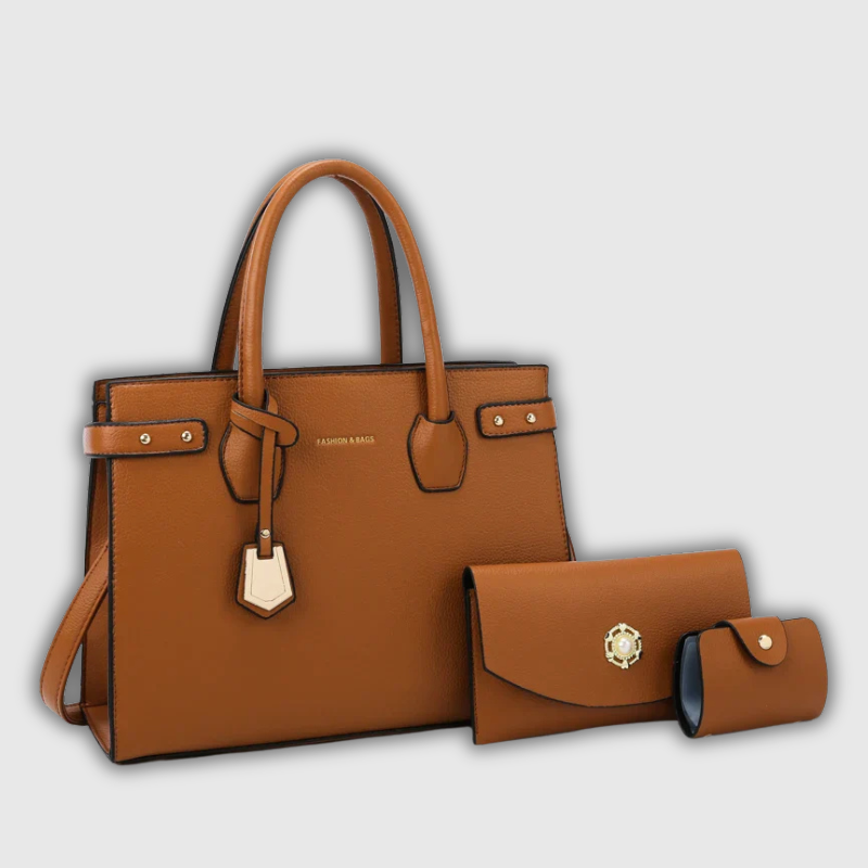 Luxeuria Luxe Nova Multifunctional Crossbody – High-Quality PU Leather Shoulder Bag Set