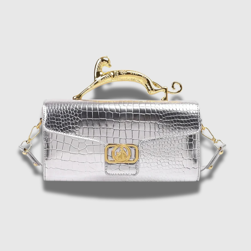 Luxeuria Luxe Celeste Buckle Shoulder Bag – Elegant Leather Party Crossbody