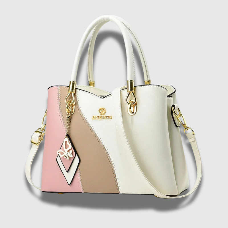 Luxeuria Luxe TriTone Elegance Soft Leather Shoulder & Crossbody Bag