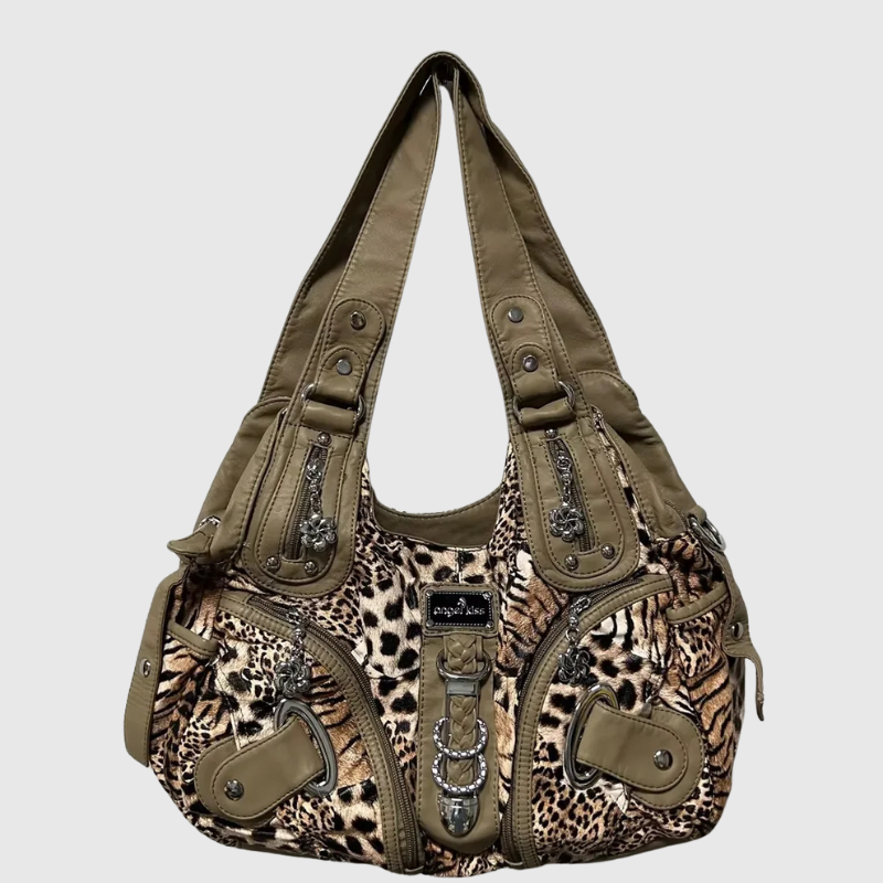 Luxeuria Luxe Multicolor Pattern Top-Handle Satchel & Shoulder Bag