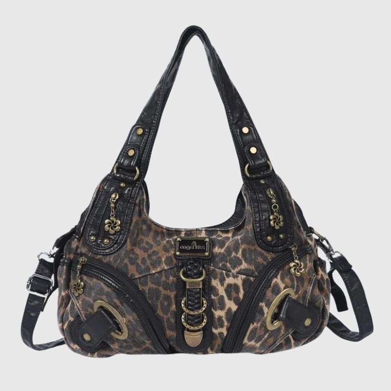 Luxeuria Luxe Multicolor Pattern Top-Handle Satchel & Shoulder Bag