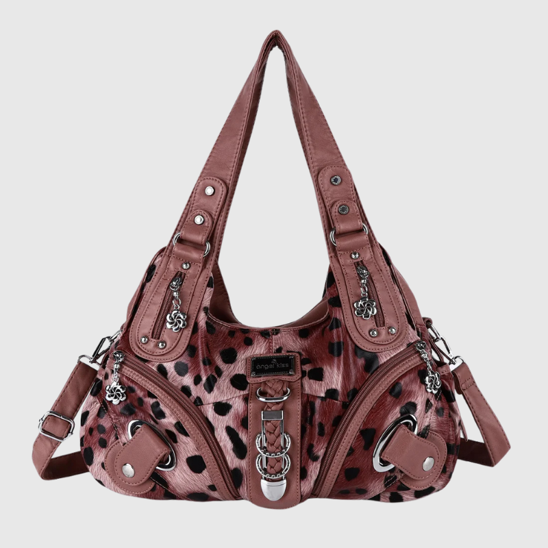 Luxeuria Luxe Multicolor Pattern Top-Handle Satchel & Shoulder Bag