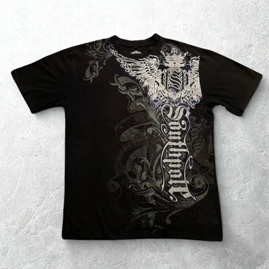 Gothic Y2K High Street Graphic Tee - Mens Urban Fashion
