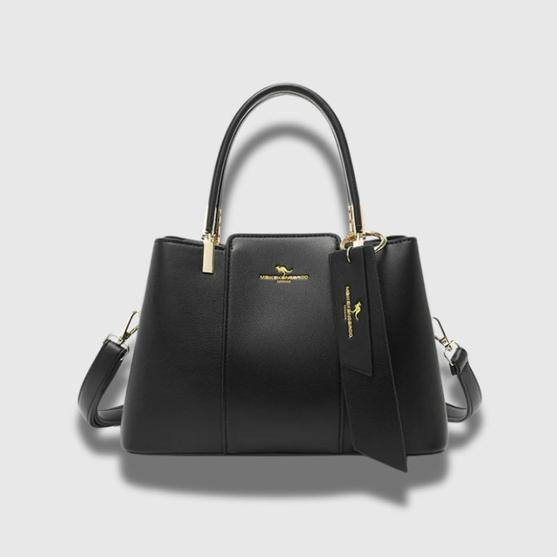 Luxeuria Luxe Vivienne Print Shoulder Bag – Soft Leather Designer Tote