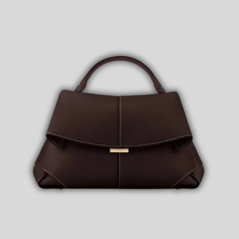 Luxeuria Luxe Aurora Crossbody – Genuine Leather Wrinkled Designer Shoulder Bag