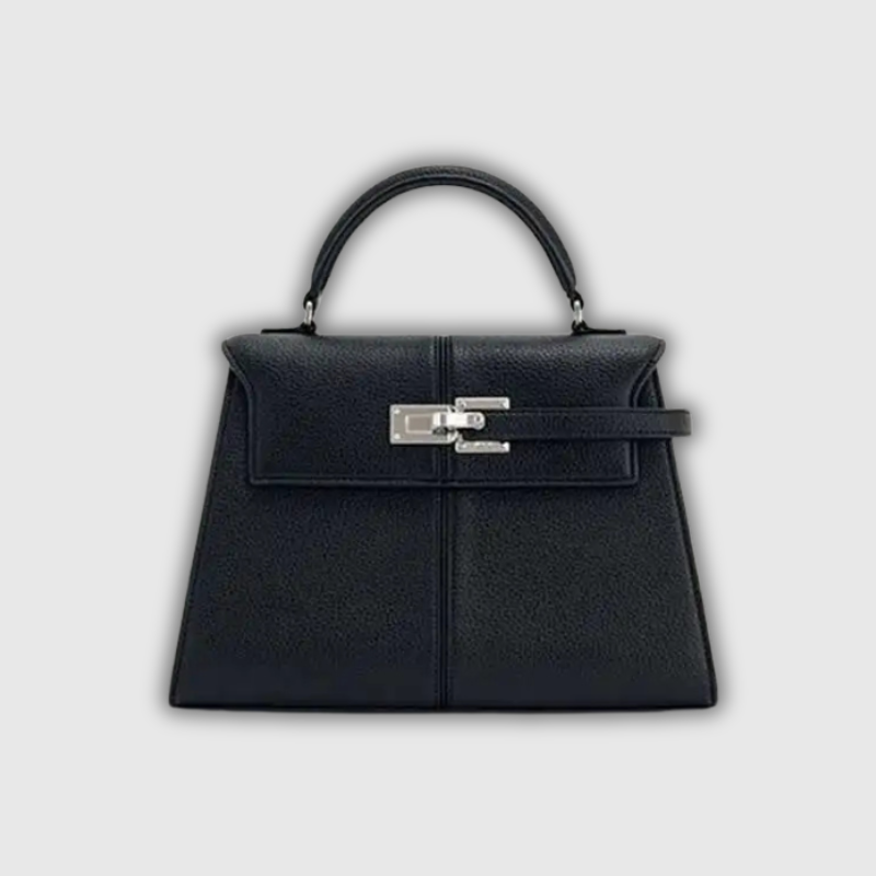 Luxeuria Luxe Trapezoidal Leather Handbag - Versatile Women's Top-Handle Shoulder Bag