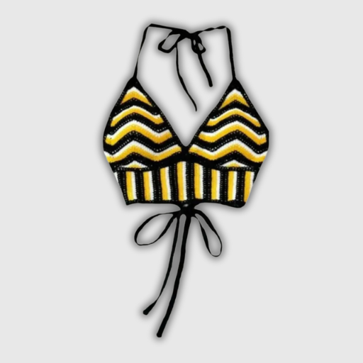 Boho Chic Crochet Halter Top – Women's Summer Beachwear - Collection