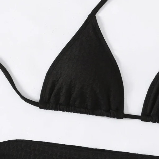 Cross-Strap Three-Point Bikini