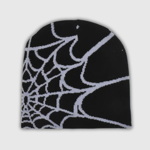 Y2K Gothic Spider Knit Beanie