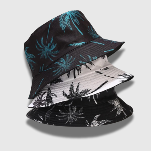 Coco Print Bucket Hat – Spring/Summer Unisex Leisure Cap