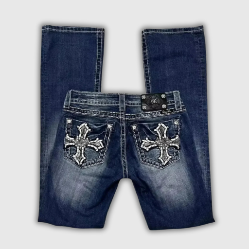Y2K Streetwear Bootcut Denim