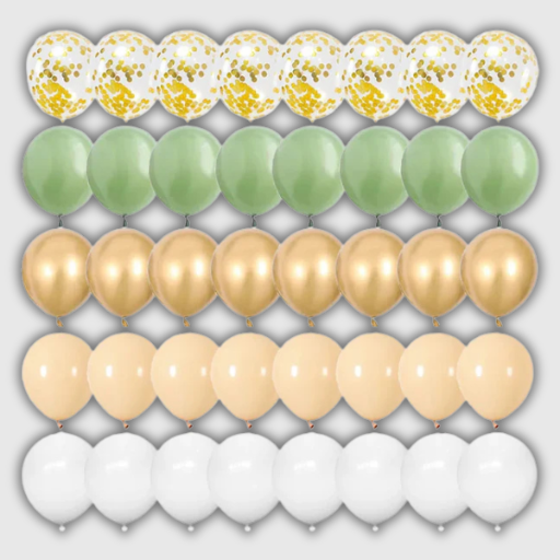 Multi Colour Confetti Latex Balloons – 40 Pieces