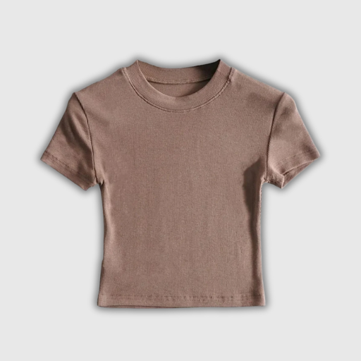 Casual Women’s Short Sleeve Crop Top