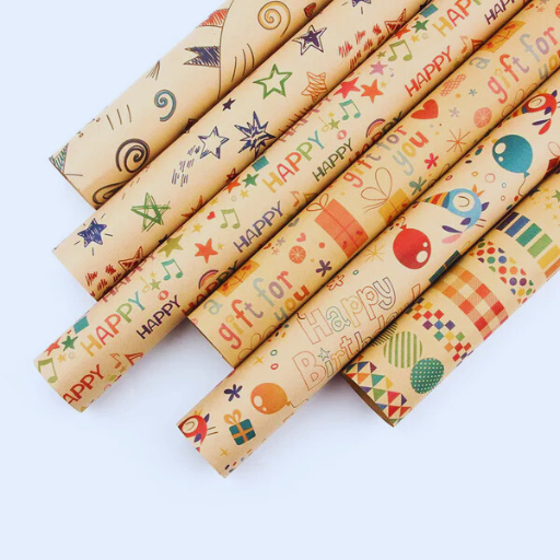 Birthday Wrapping Paper Sheet – 50 x 70 cm
