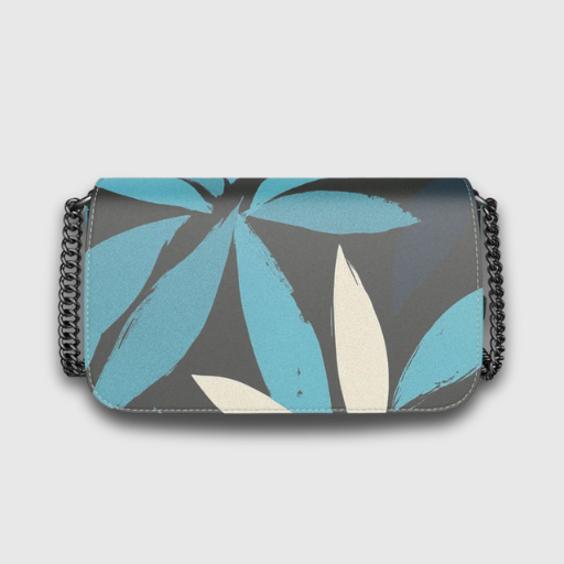 Luxeuria Luxe Turquoise Nappa Leather Flap-Over Box Bag