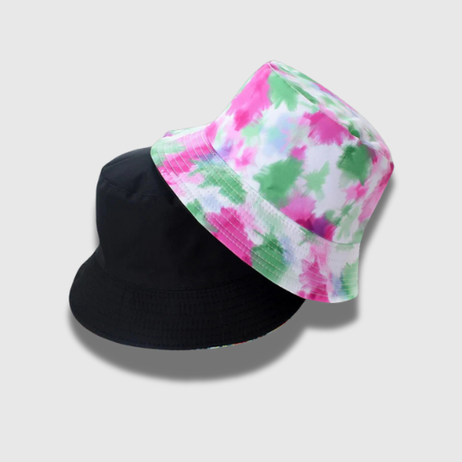 Double-Sided Graffiti Bucket Hat – Hip Hop Street Style Edition