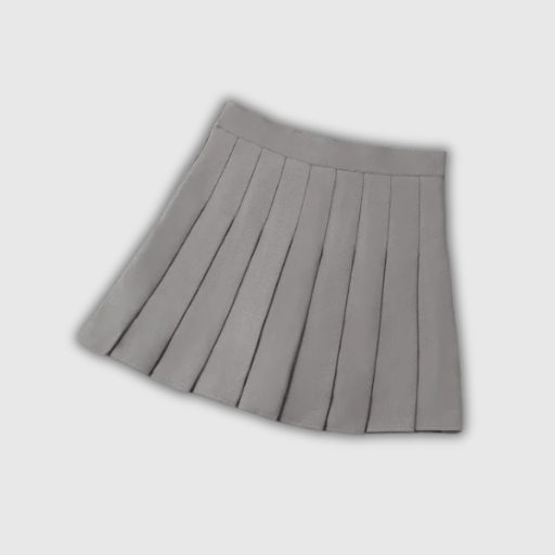 High Waist Pleated Mini Skirt – School Uniform Style