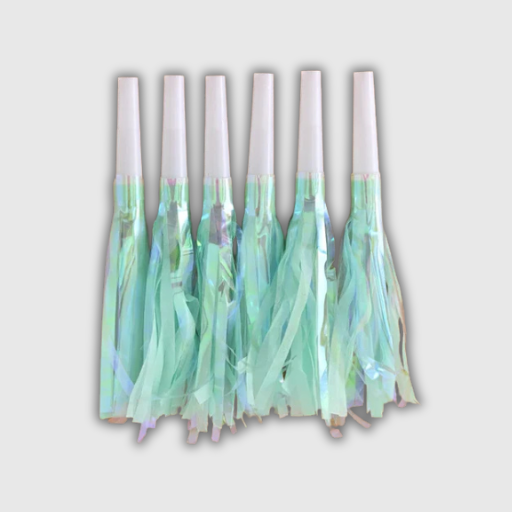 6-Piece Cheer Whistle Blow Dragon Toys