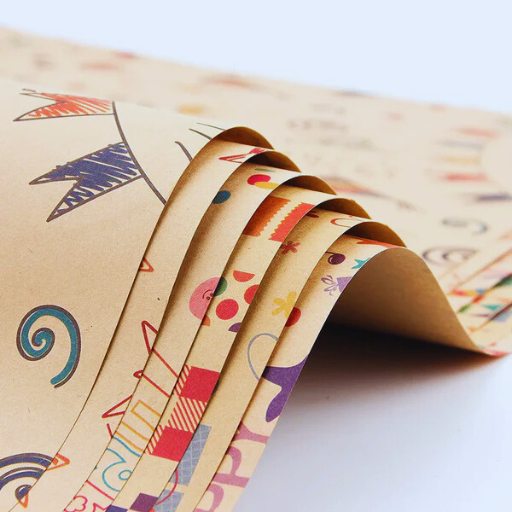 Birthday Wrapping Paper Sheet – 50 x 70 cm