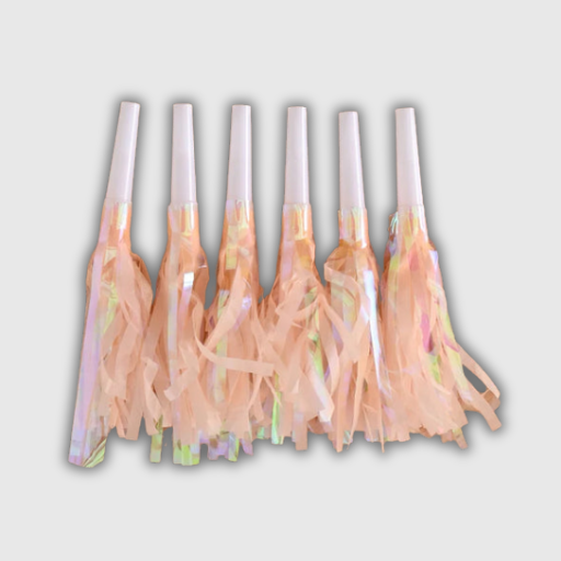 6-Piece Cheer Whistle Blow Dragon Toys