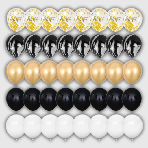 Multi Colour Confetti Latex Balloons – 40 Pieces