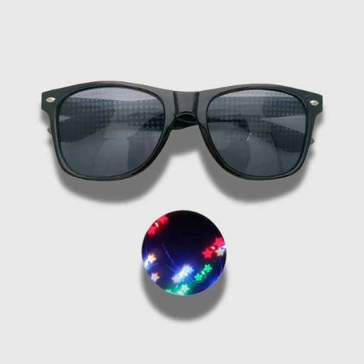 Festival Diffractive Optical Sunglasses – Special Effect Light Show Glasses