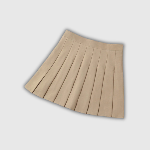 High Waist Pleated Mini Skirt – School Uniform Style